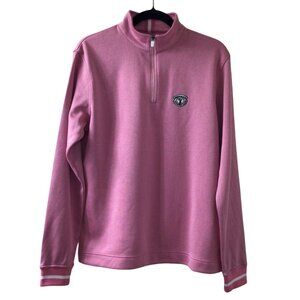 FootJoy Pullover Men’s S Small Pink Quarter Zip Shirt Golf Athleisure Athletic
